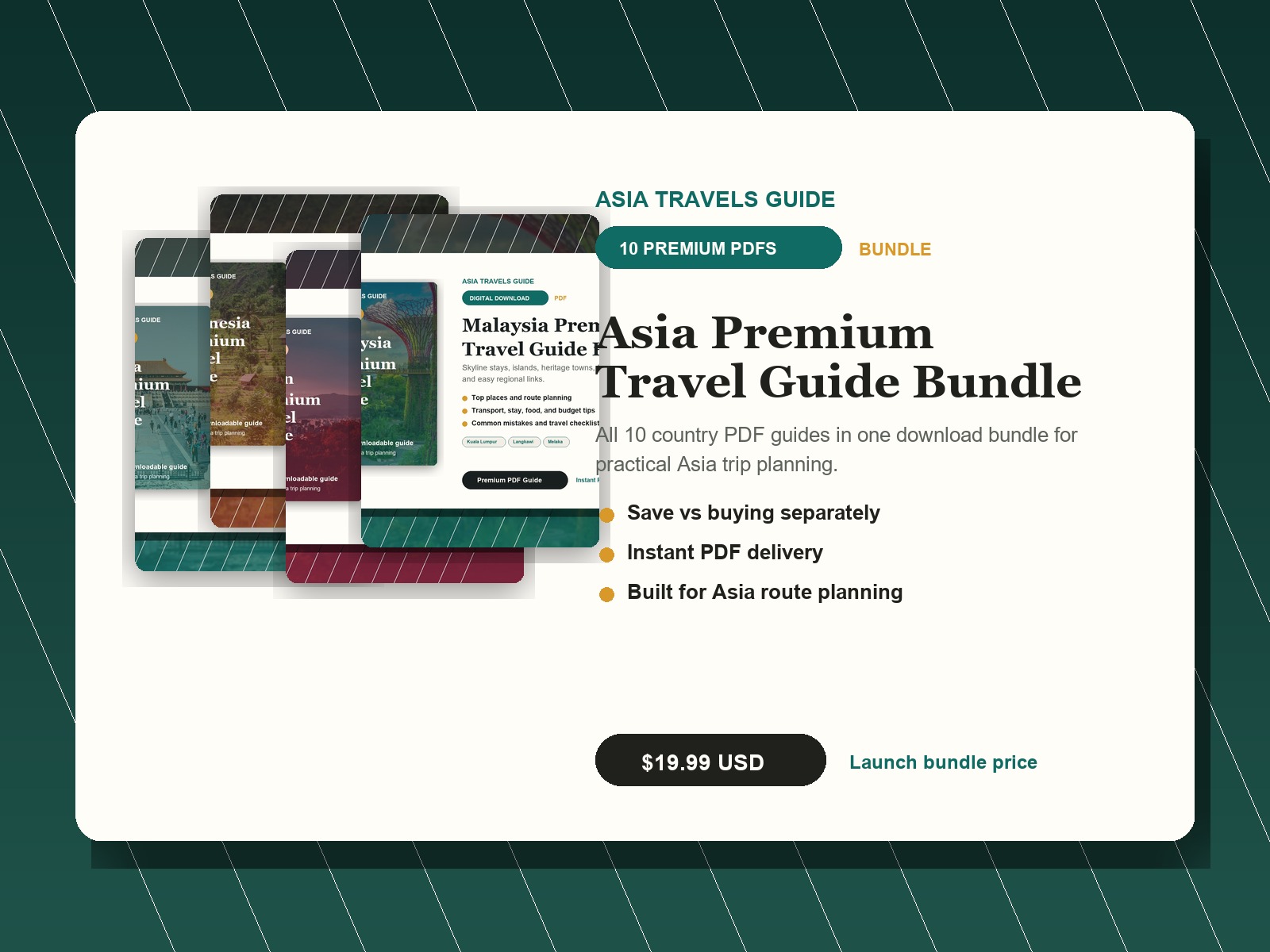 Asia Premium Travel Guide Bundle product image